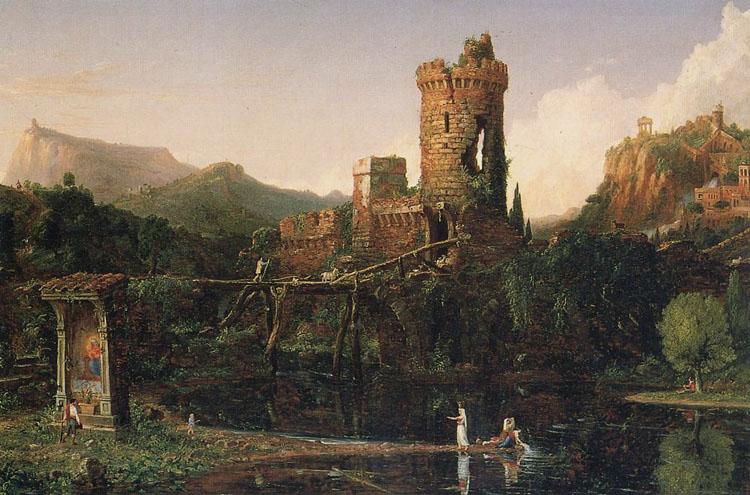 Thomas Cole Landscape Composition:Italian Scenery (mk13)